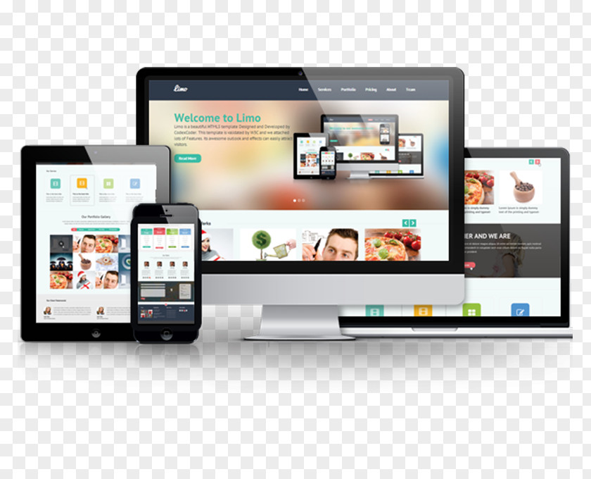 Web Design Responsive Website Development Professional PNG