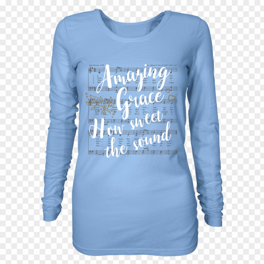 Amazing Grace Long-sleeved T-shirt Sweater PNG