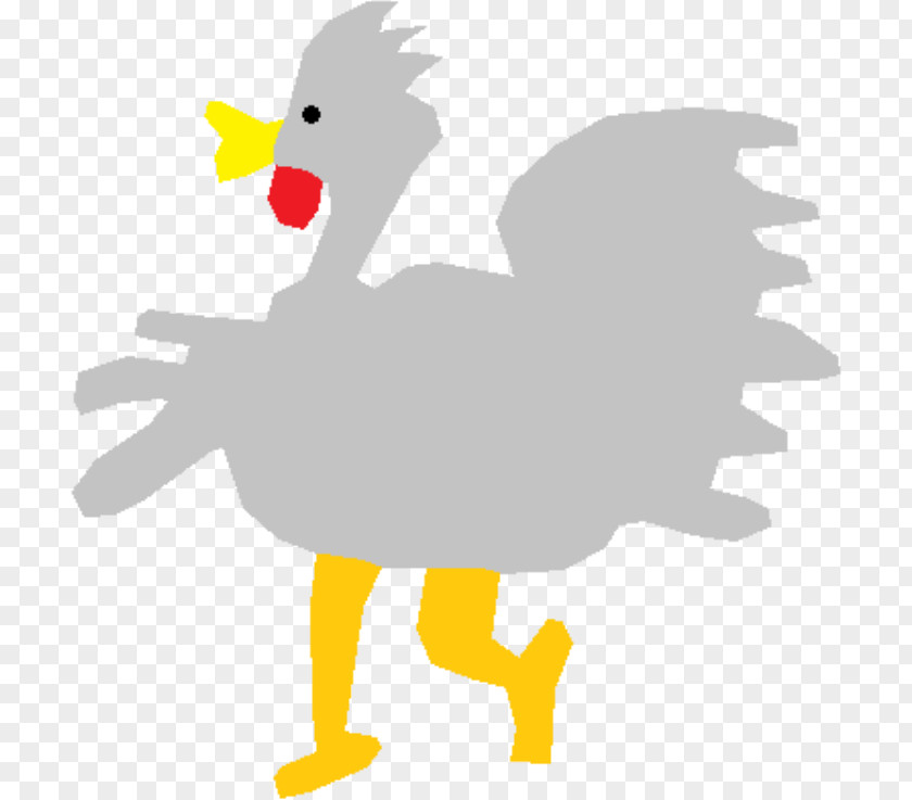 Crazy Chicken Rooster Clip Art PNG