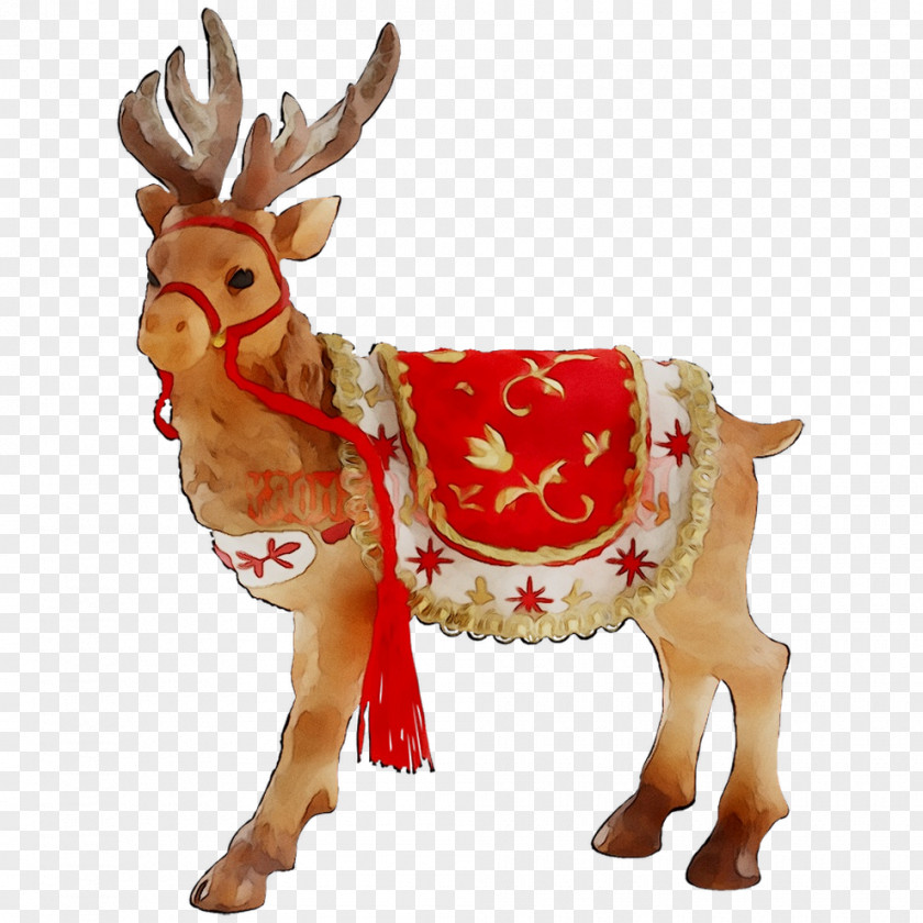 Reindeer Christmas Ornament Day Figurine PNG