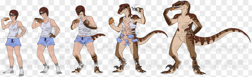 Transformation Velociraptor Dinosaur Tyrannosaurus Utahraptor Homo Sapiens PNG