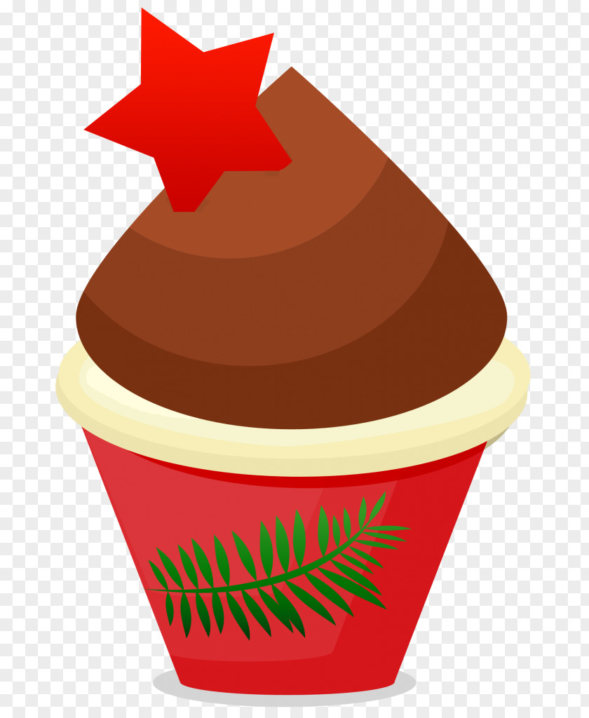 Cup Cake Holiday Cupcakes Christmas Clip Art PNG