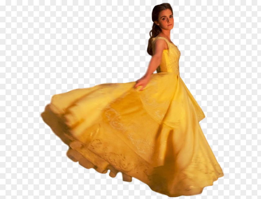 Emma Watson Belle Beast Dress Costume Cosplay PNG