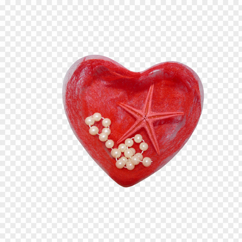 Love Starfish Pearl Angels Heart PNG