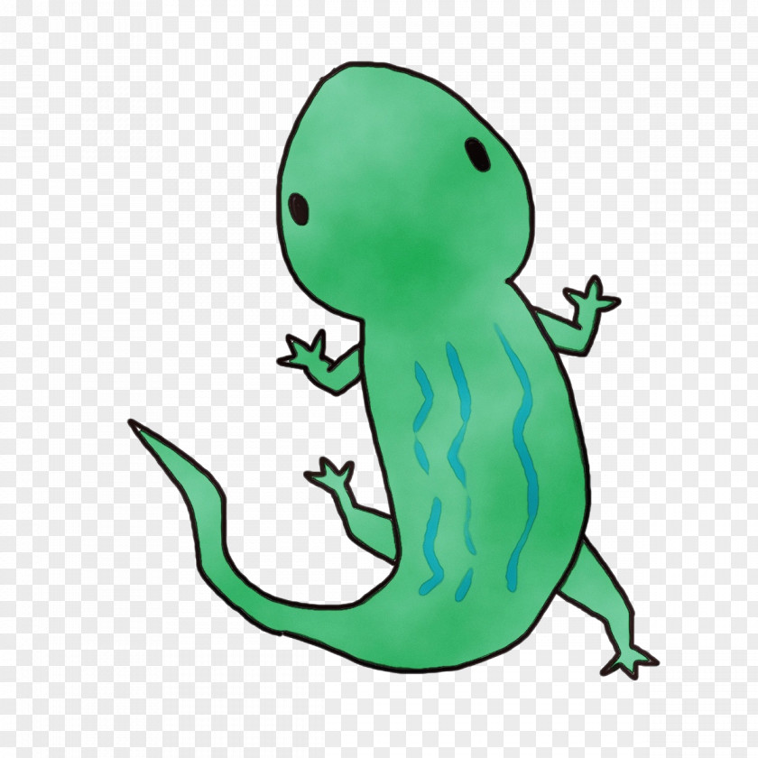Reptiles Cartoon Green Animal Figurine Biology PNG