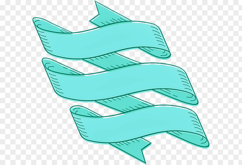 Wing Fin Aqua Turquoise Teal PNG