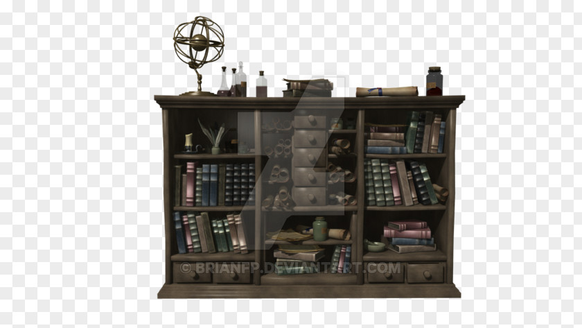 Alchemist Shelf Bookcase PNG