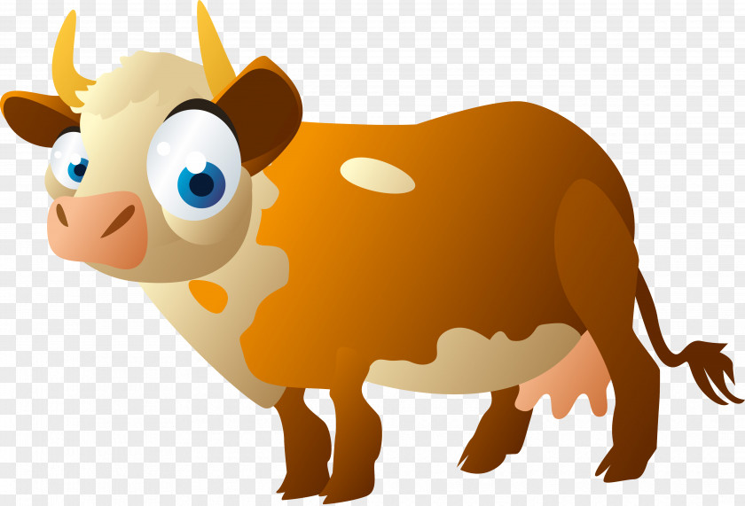 Cow Cartoon Animal Clip Art PNG