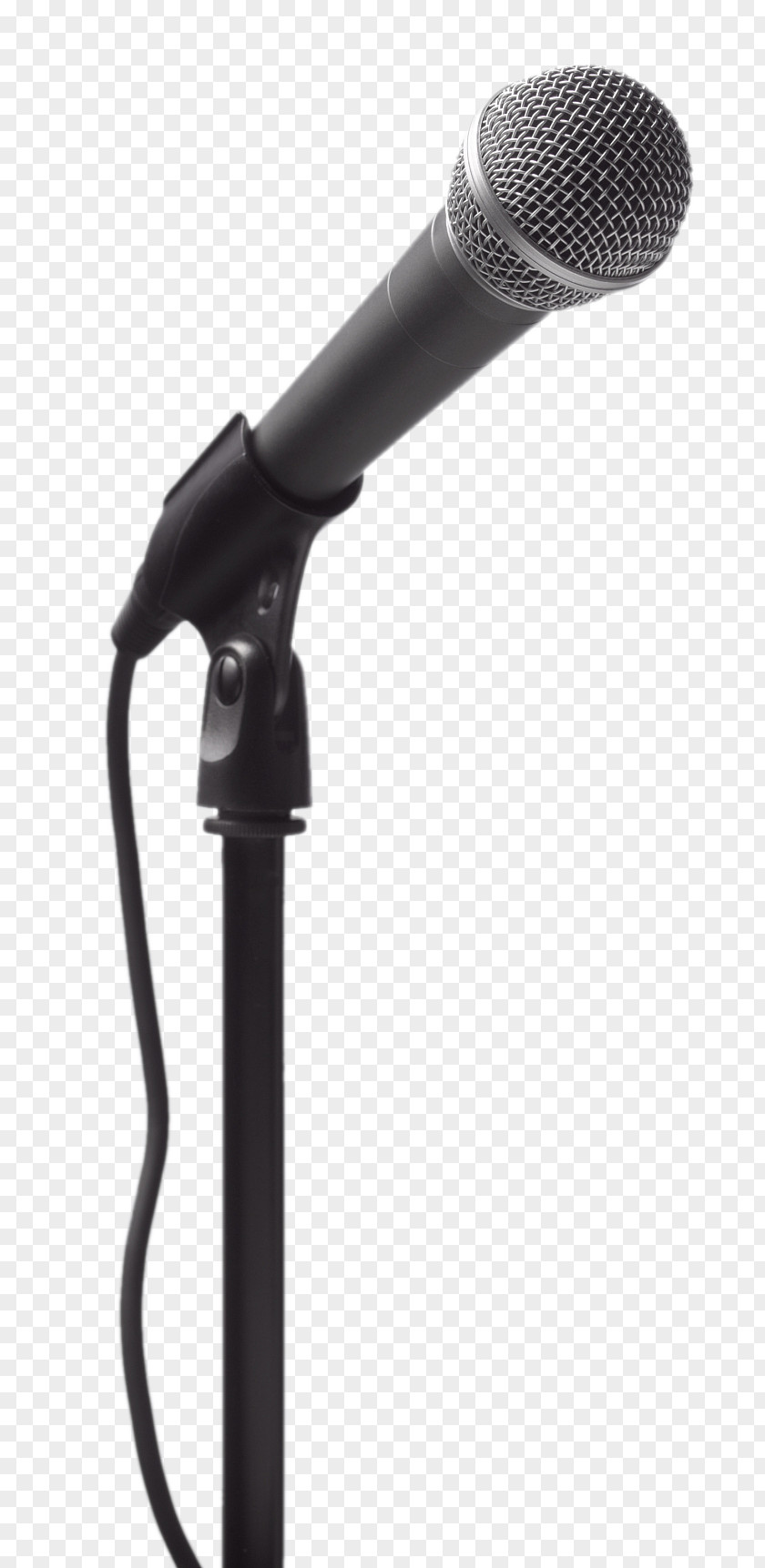 Metal Microphone Stand Download Stage PNG
