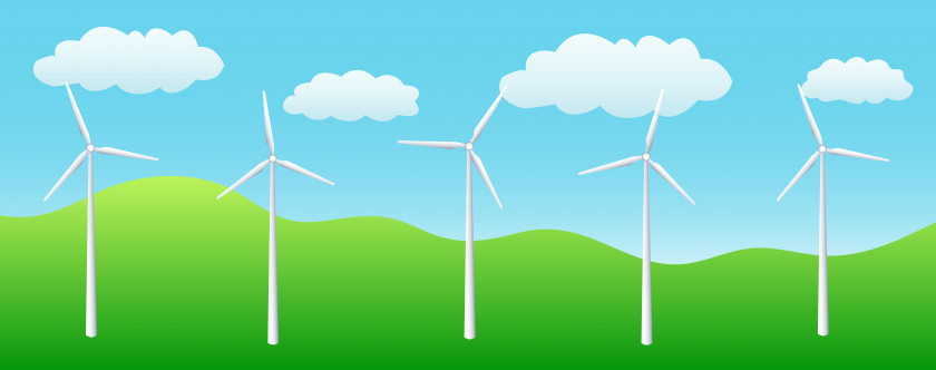 Mountain Wind Cliparts Farm Turbine Power Renewable Energy Clip Art PNG