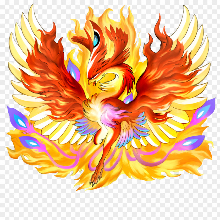 Phoenix Clip Art Symbol Legendary Creature Kanji PNG