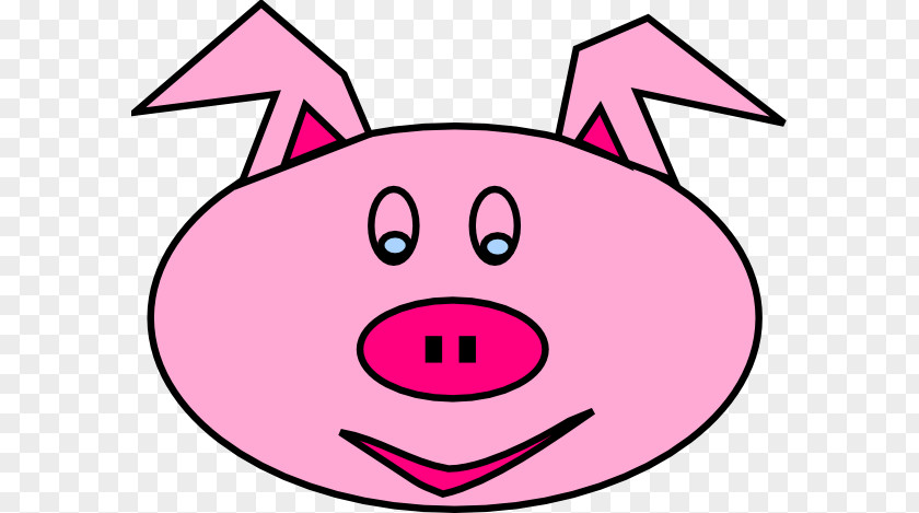 Pig Face Cliparts Domestic Clip Art PNG