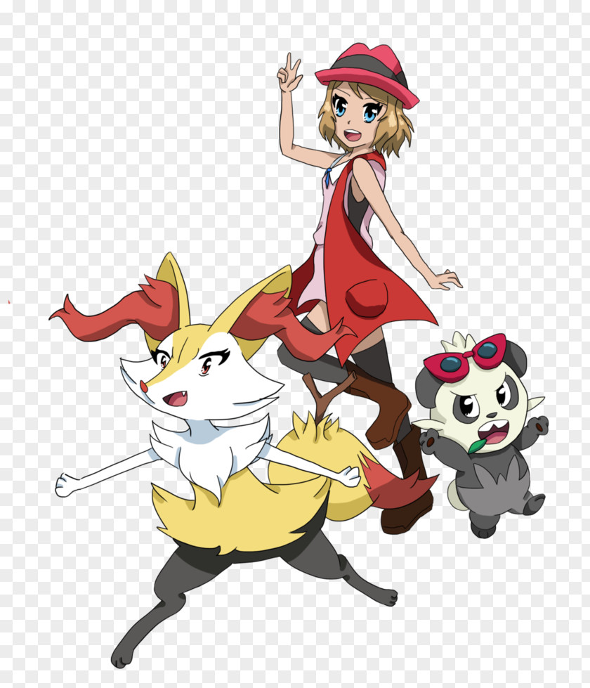 Serena Clemont Pokémon X And Y Misty Pancham PNG