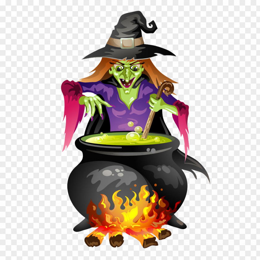 Cartoon Wizard Potion Witchcraft Clip Art PNG