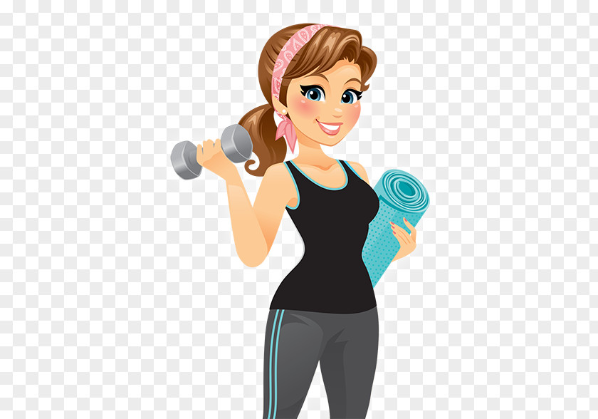 Cartoon Woman Girl PNG Girl, fitness coach clipart PNG