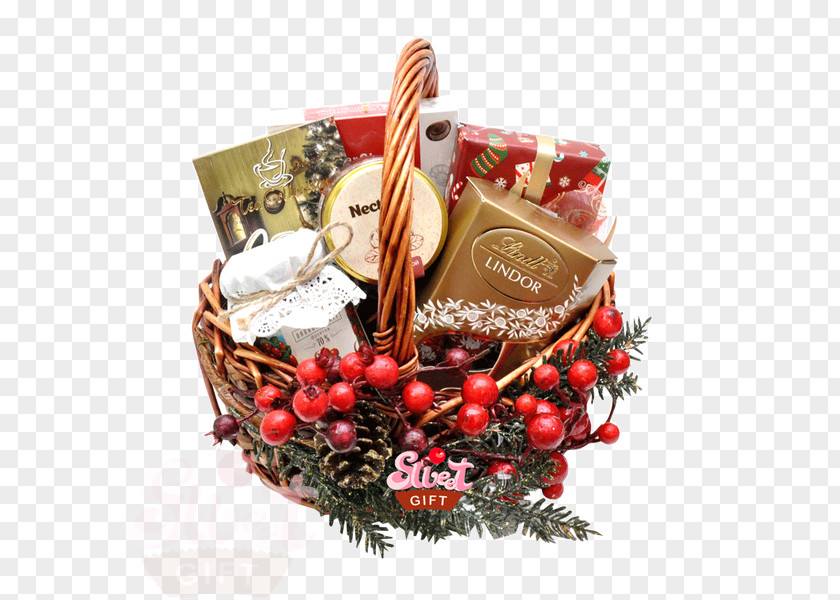 Christmas Food Gift Baskets Hamper Ornament PNG