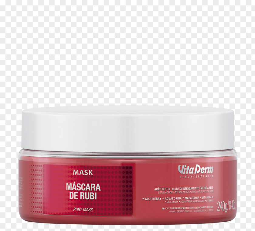 Mask Ruby Facial Clay Protein PNG