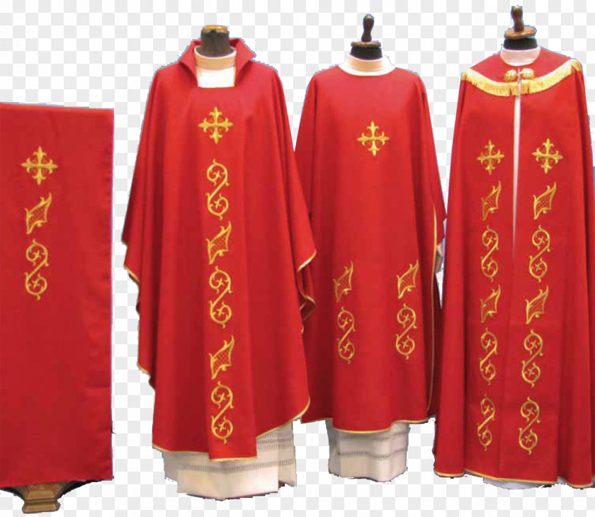 Stola Dalmatic Chasuble Liturgical Colours Embroidery PNG
