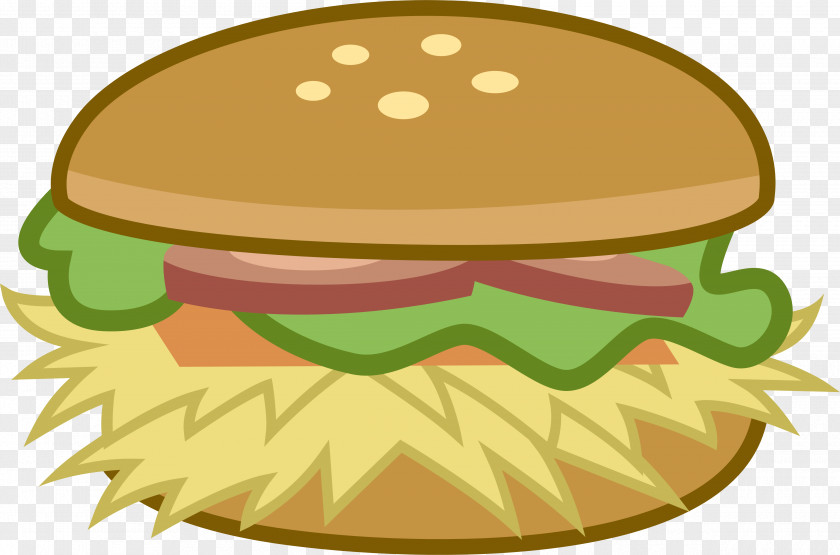 Transparent Burger Hamburger Pony Junk Food Clip Art PNG