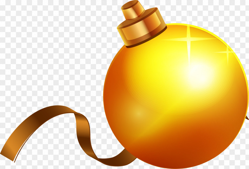 Vector Painted Gold Perfume Bottle Download PNG