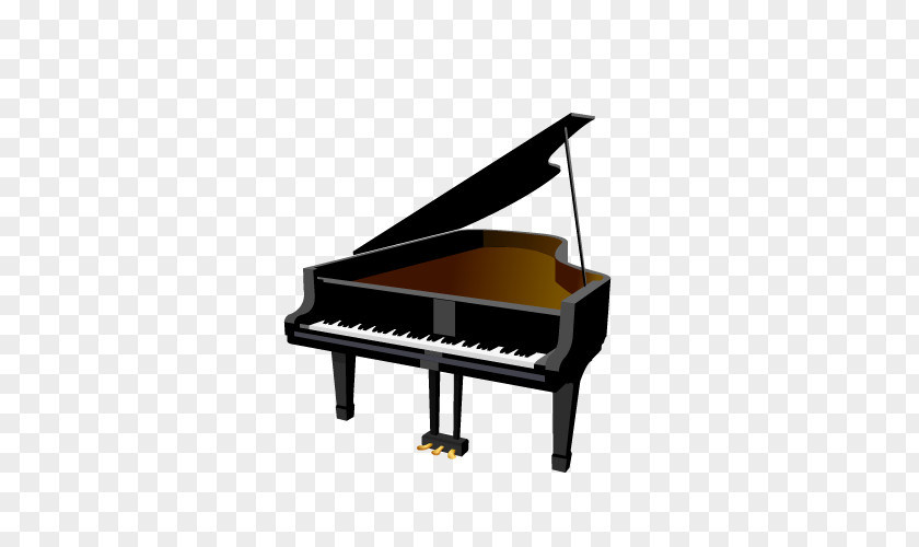 Vector Piano Musical Instrument PNG