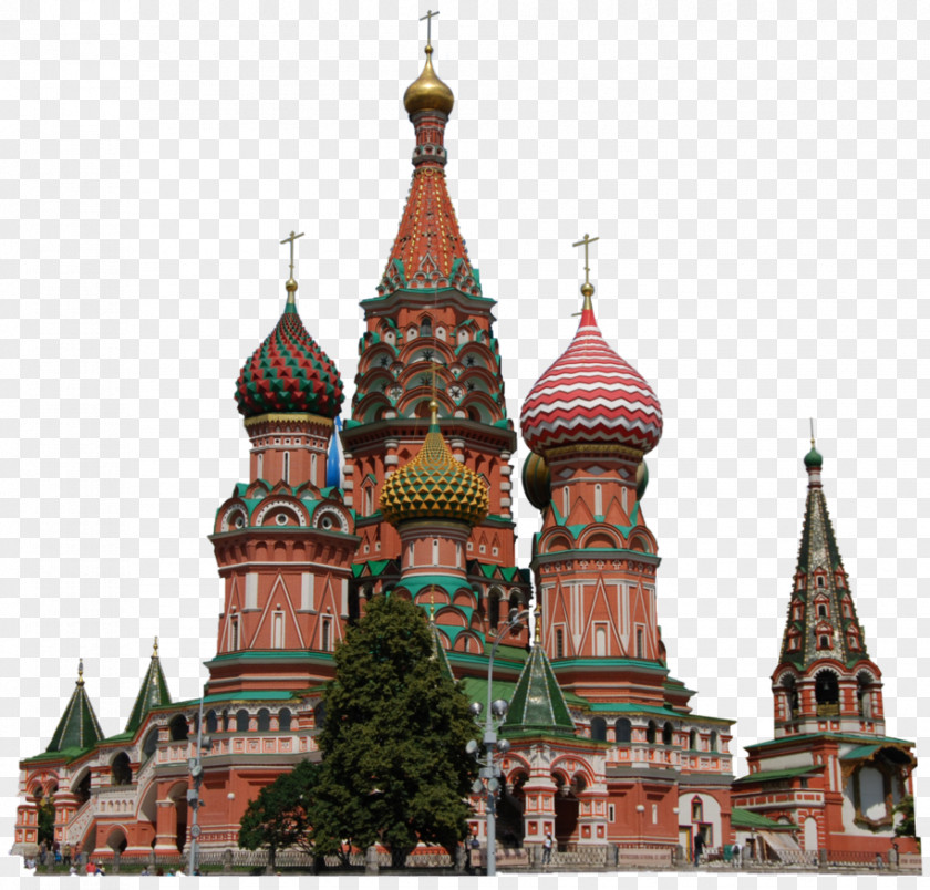 Landmarks Saint Basil's Cathedral Moscow Kremlin Milan Toledo PNG