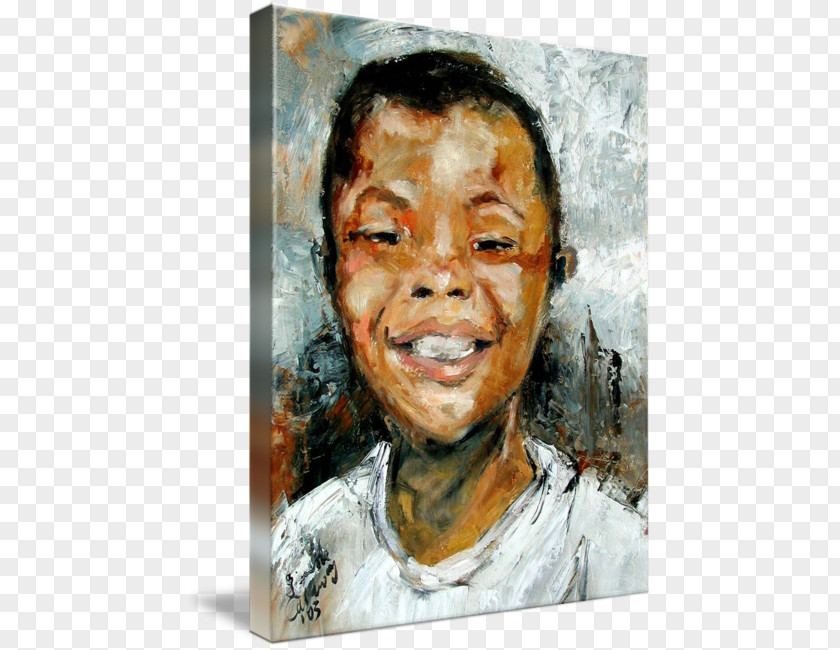 Watercolor Boy Painting Oil Art PNG