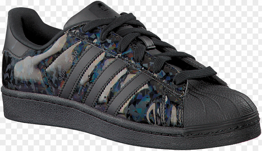 Adidas Shoe Sneakers Superstar Black PNG