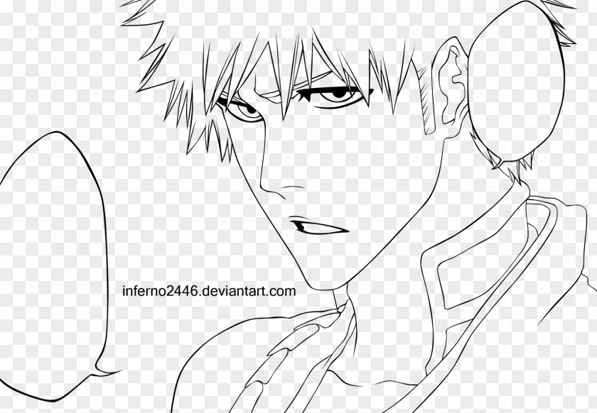 Ichigo Kurosaki Tōshirō Hitsugaya Bleach 17 Line Art Ulquiorra Cifer PNG