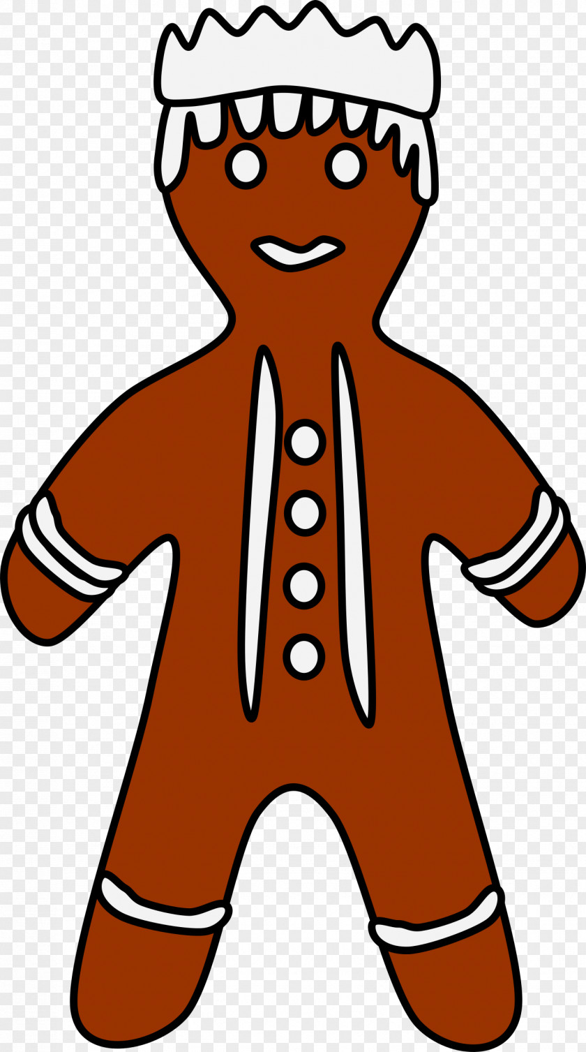 King Gingerbread Man Macaroon House Clip Art PNG