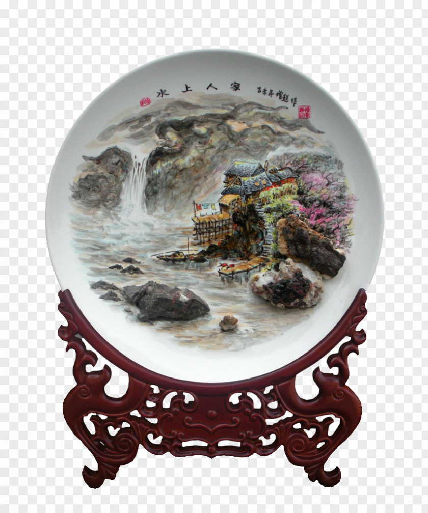 Shuishangrenjia Stone Ornaments Painting Picture Pull Free Photography Lingbi County Barbecue Grill Icon PNG