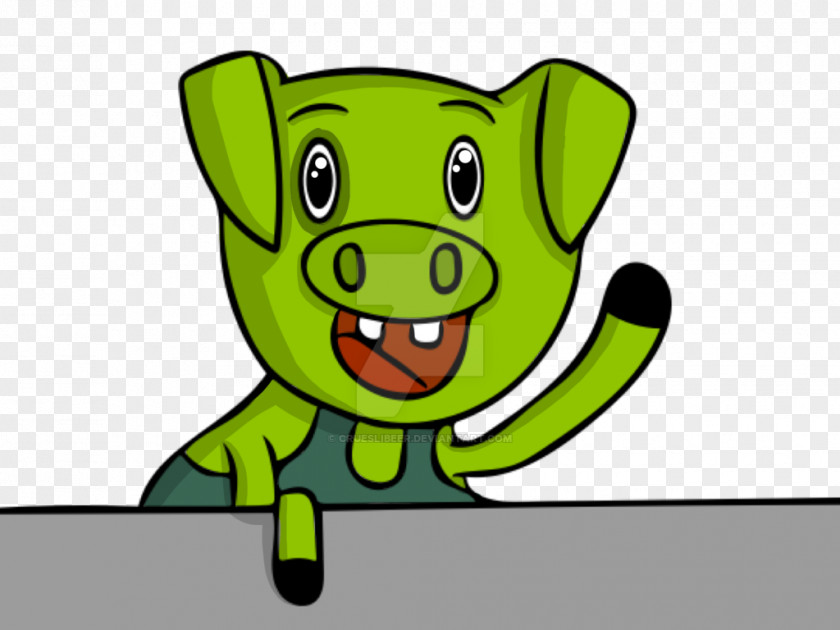 Smiley Snout Character Clip Art PNG