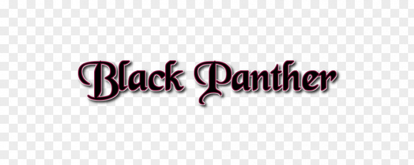 Black Panther Logo Transparent Brand Font PNG