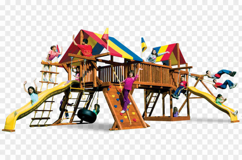 Double Rainbow Yosemite Playground King | Play Systems Florida Swing Outdoor Playset Amusement Park PNG