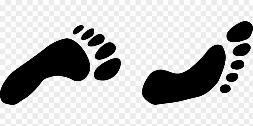Flat Footwear Footprint Clip Art PNG