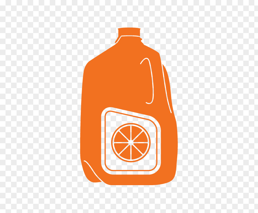 Hand Painted Bread Slice Orange Juice Bottle Amaretto Milkshake PNG