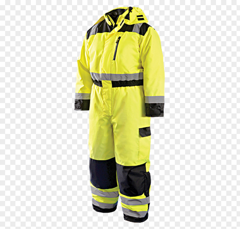 Raincoat Overall High-visibility Clothing Boilersuit Workwear PNG
