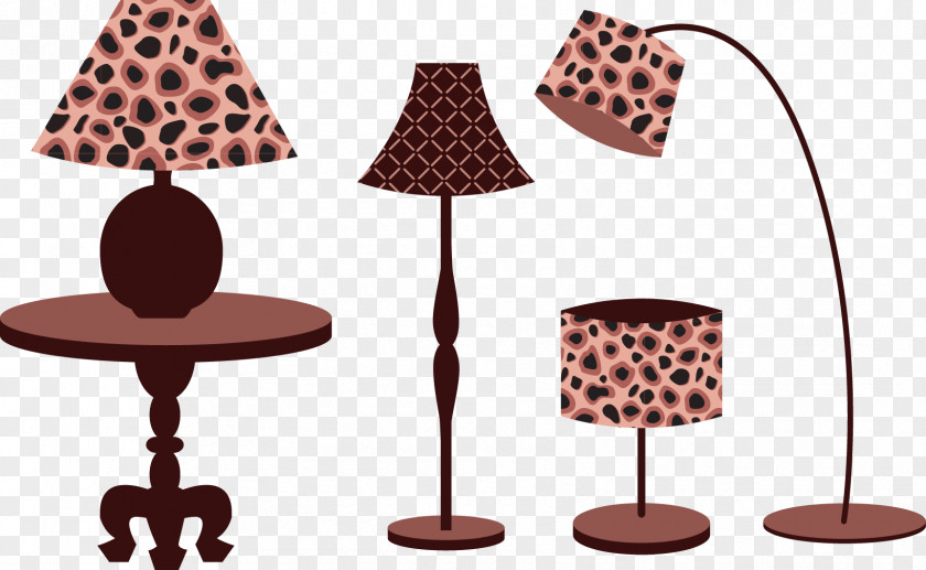 Table Lamps And Floor Lampe De Bureau PNG