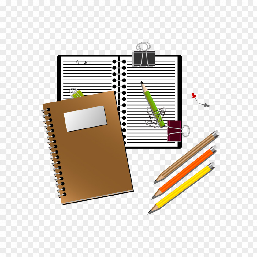 Vector And Pen Notebook Royalty-free Clip Art PNG