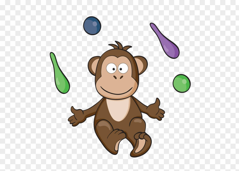 Cartoon Monkey Show Material Circus Royalty-free Stock Photography Illustration PNG