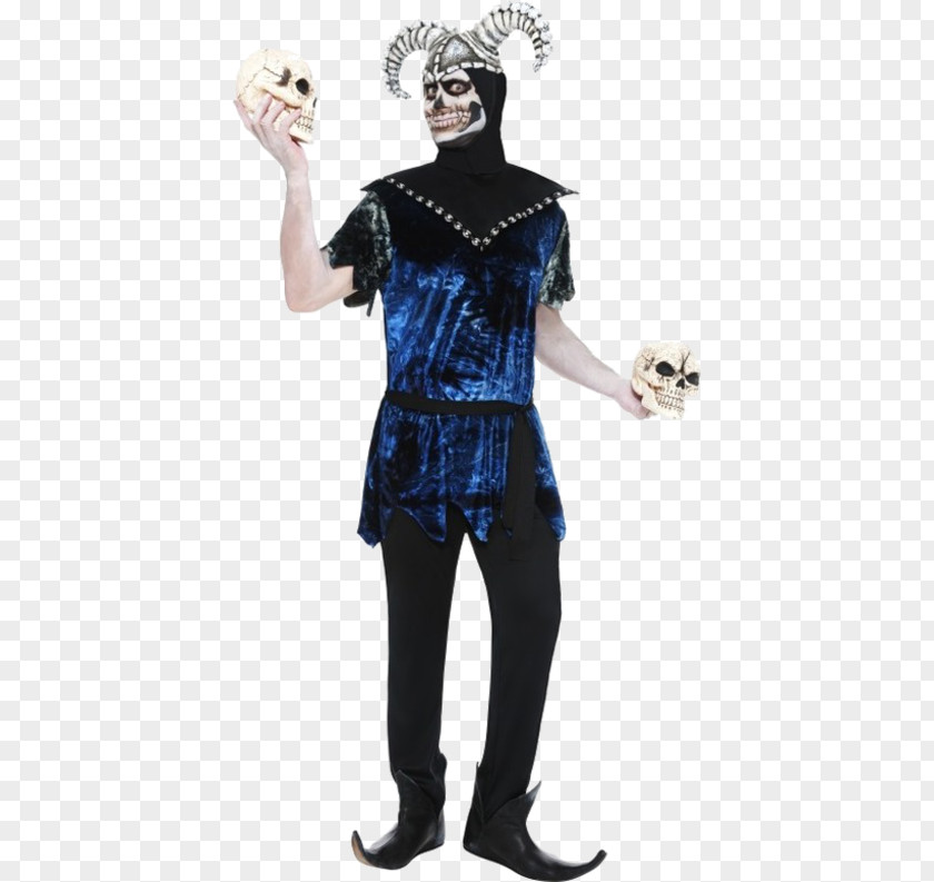 Halloween Jester Costume Party Disguise PNG