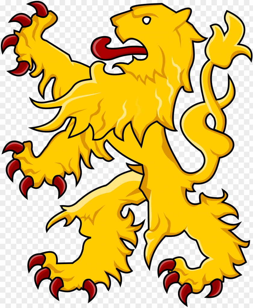 Lion Heraldry Clip Art PNG