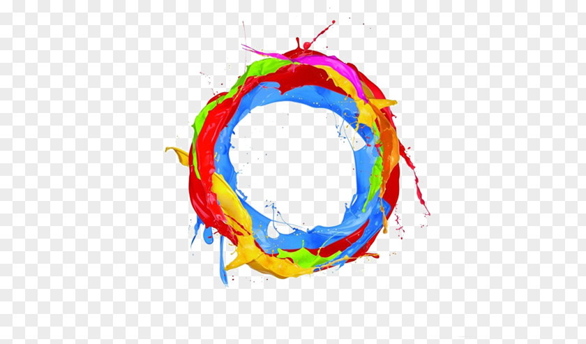 Multicolored Ink Jet Image Stock Photography Color Wheel Royalty-free Circle PNG