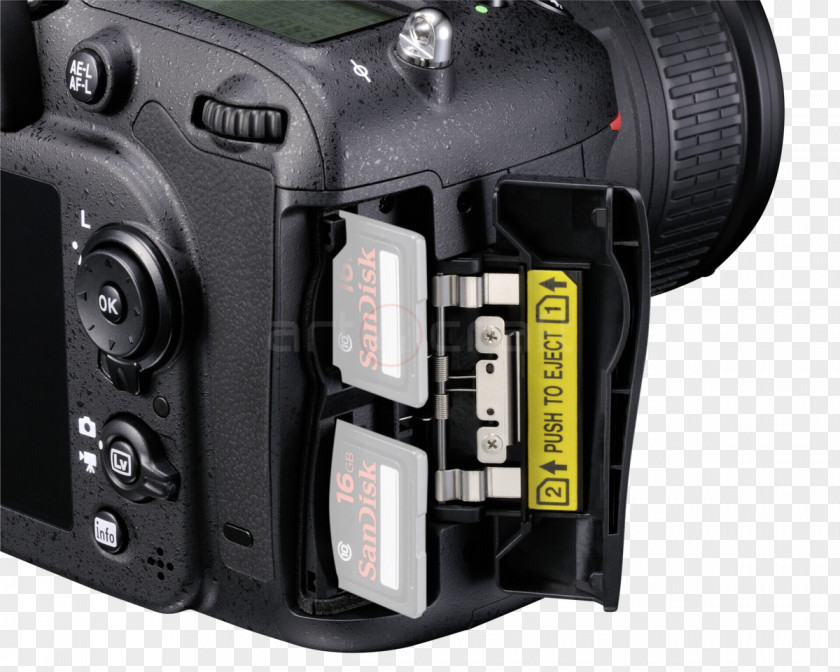 Nikon D7100 Digital SLR AF-S DX Nikkor 18-105mm F/3.5-5.6G ED VR Camera Lens PNG