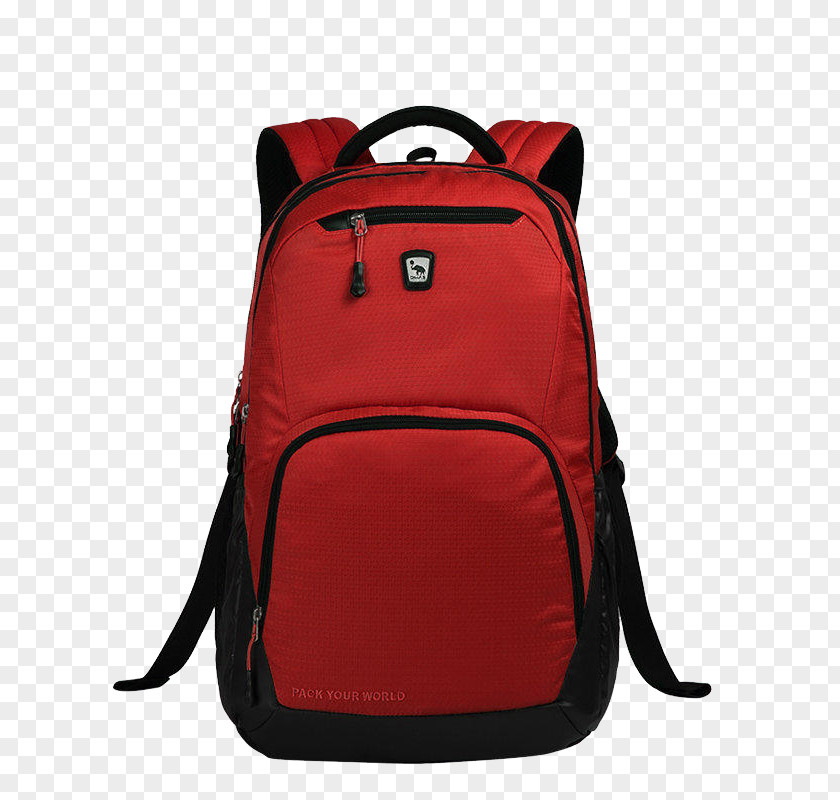 Red Bag Backpack Handbag Satchel PNG