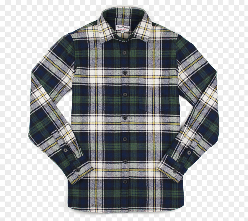 Shirt Flannel Tartan Sleeve T-shirt PNG