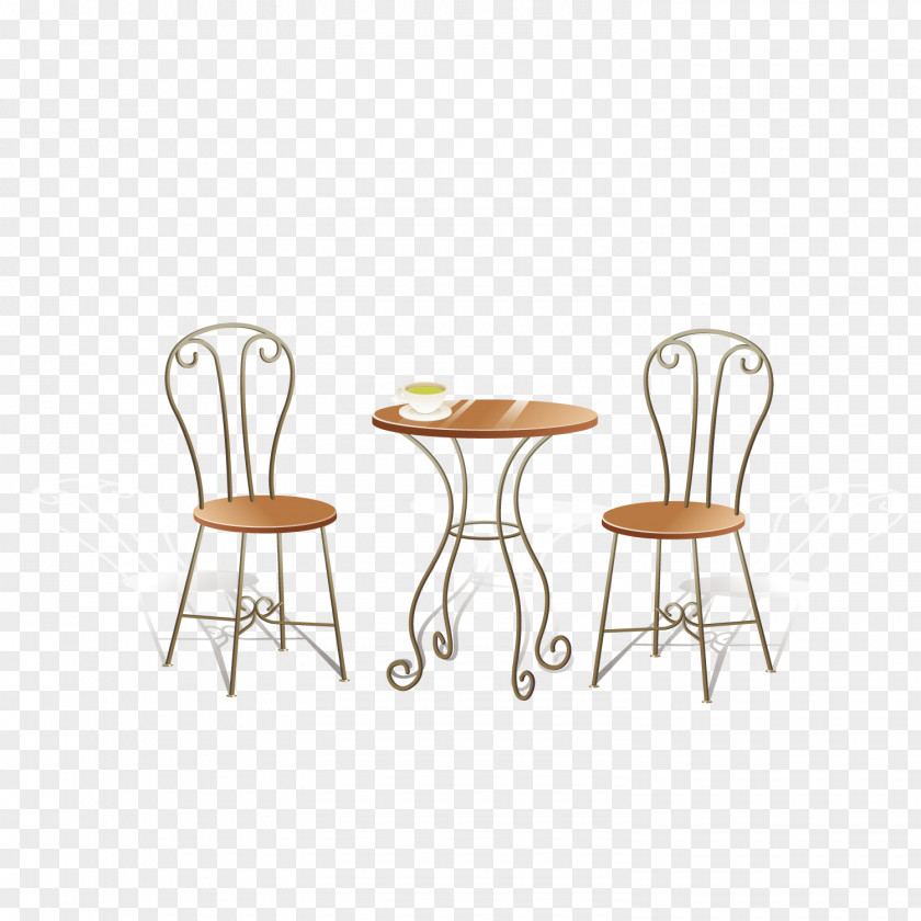Vector Coffee Table Chair Computer File PNG