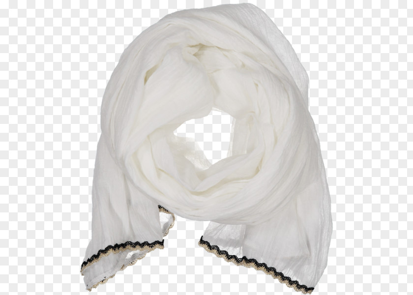 White Gauze Long-sleeved T-shirt Scarf Quiksilver PNG