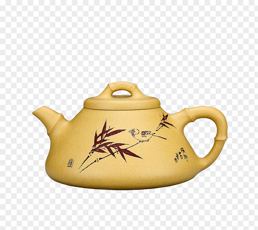 Bamboo Ceramic Teapot Yixing Clay Tmall PNG