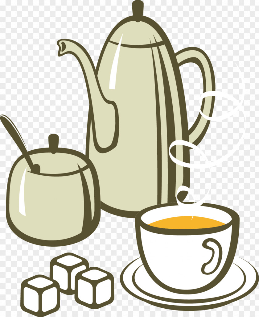 Breakfast Tea Coffee European Cuisine Clip Art PNG